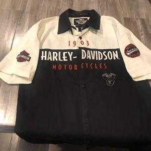 Harley Davidson button down